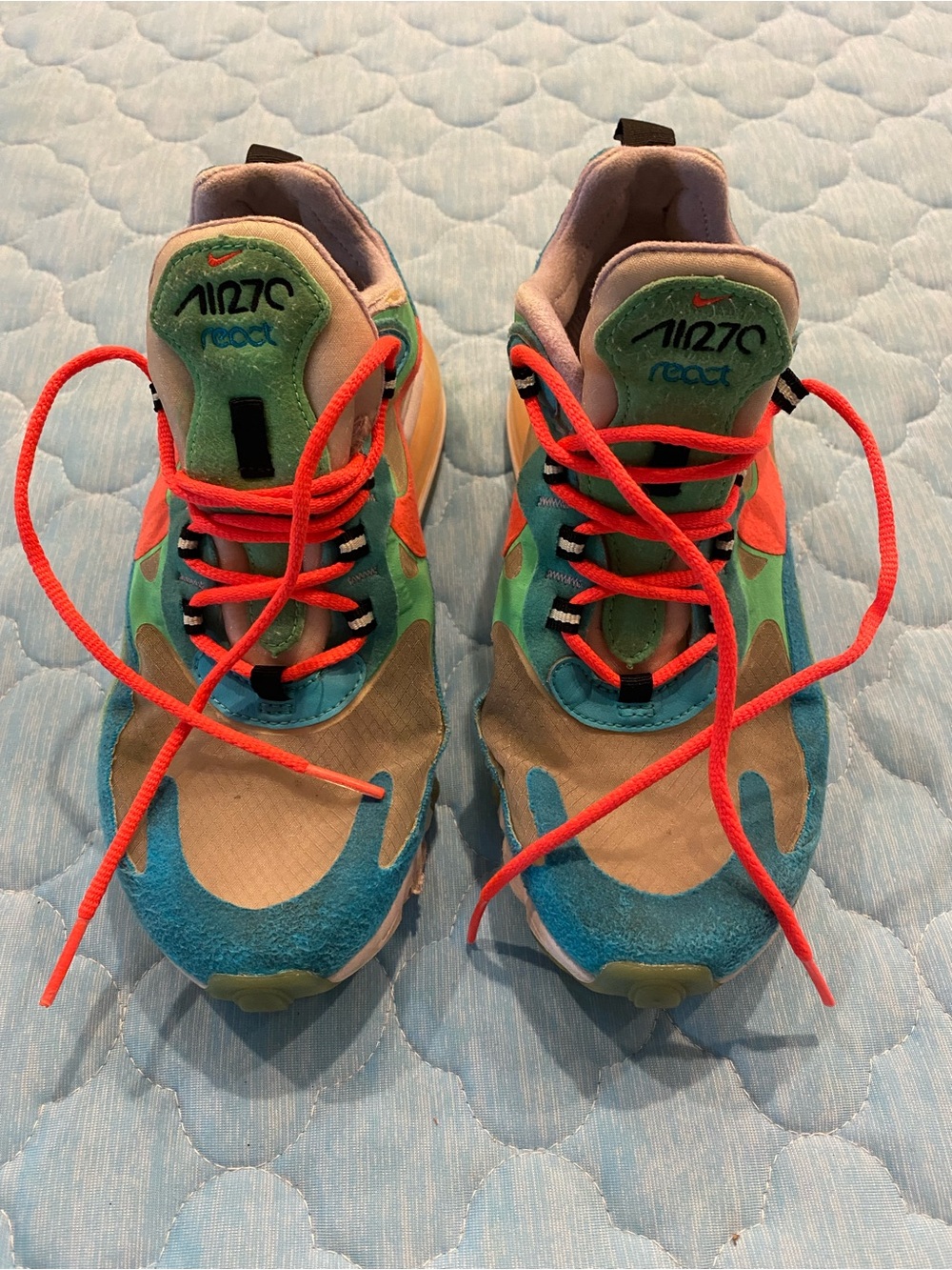Nike Women’s Sneakers in Teal, Coral, Olive and Blue
